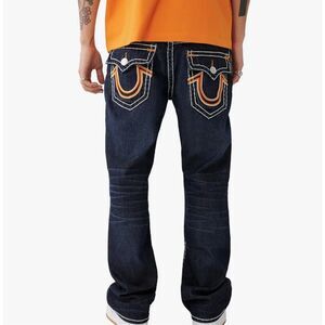 True Religion Men's Billy Double Raised Super T Flap Boot Cut Jean Size 29 New